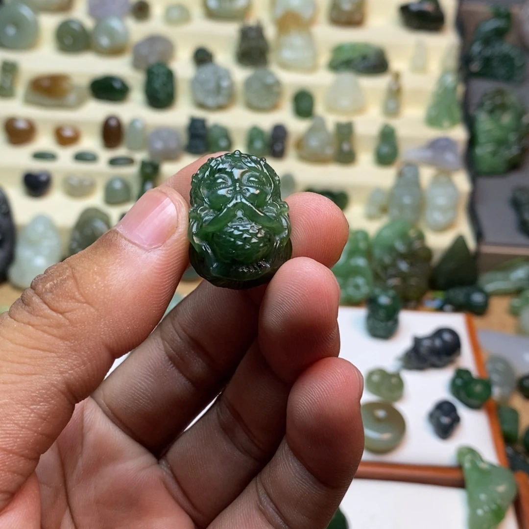 和田玉未镶嵌吊坠(不含链)