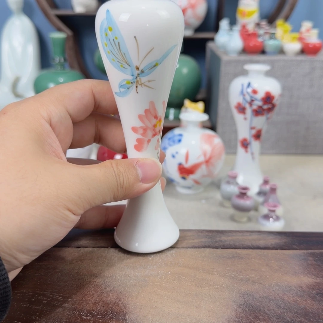 陶瓷手工小花器摆件