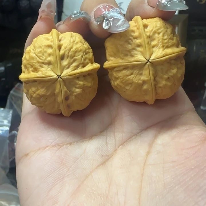 爻***下吊坠文玩核桃扎腰包四棱34