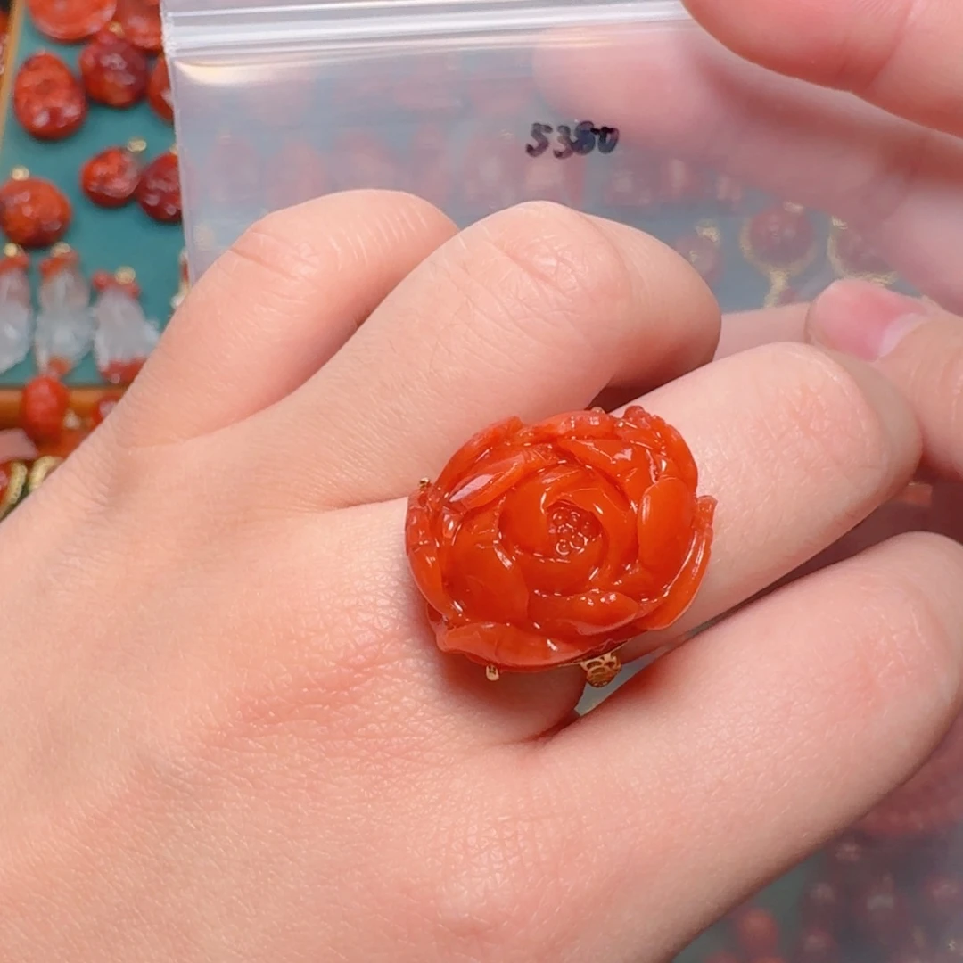 南红玛瑙南红银S925镶嵌