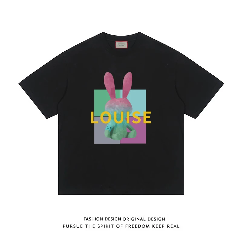 圆领体恤打底衫短袖t恤宽松男女半袖上衣夏季潮UN-DT01-G377