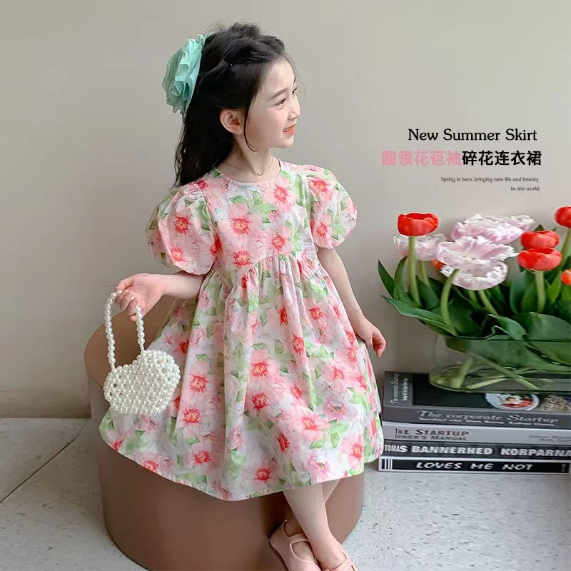 女童连衣裙夏季2025新款儿童装夏款女孩宝宝衣服洋气夏装公主裙子