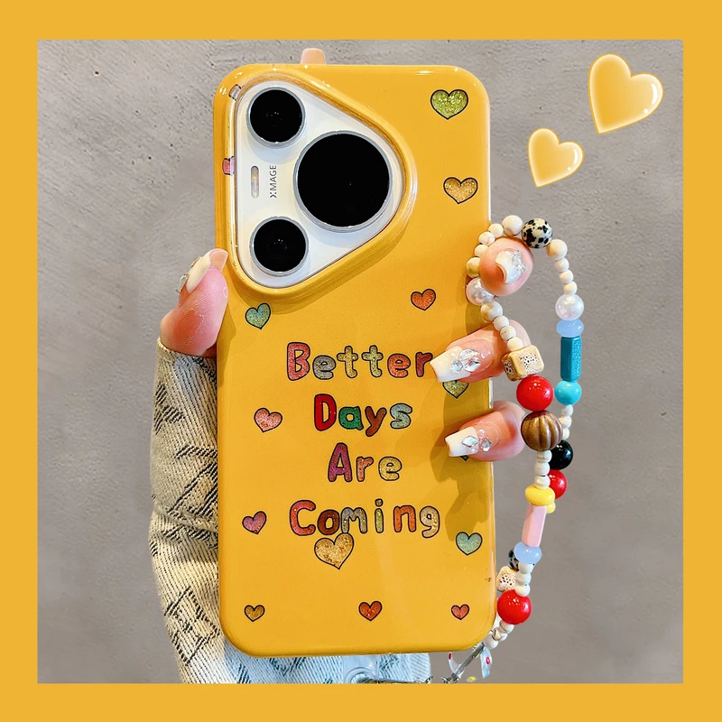 适用华为pura70pro+手机壳mate70pro韩风彩色英文星星mate60pro女