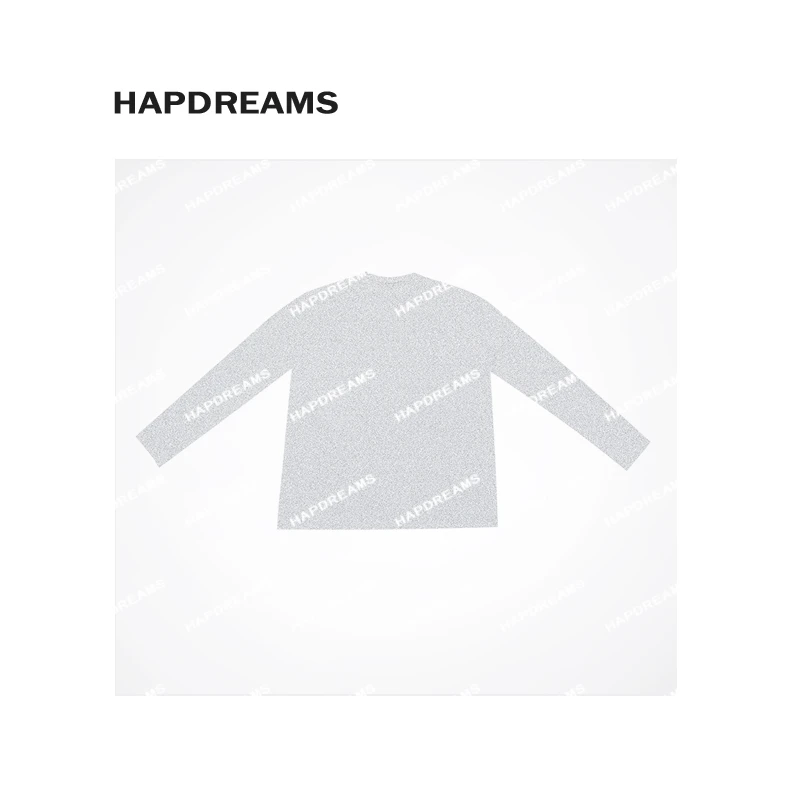 虫咬打底长袖T 简约纯色百搭圆领四季休闲T恤