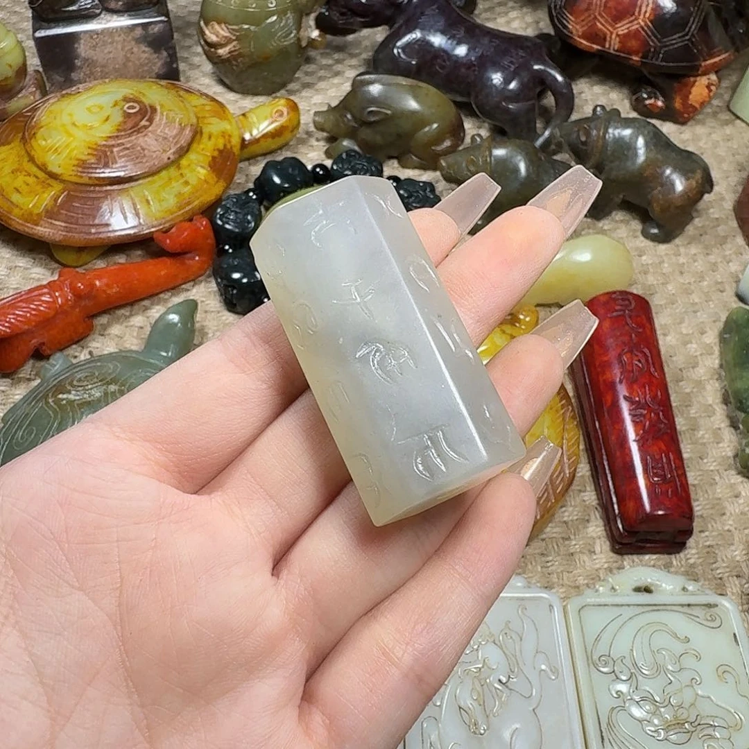 白玉菩提吊坠挂件