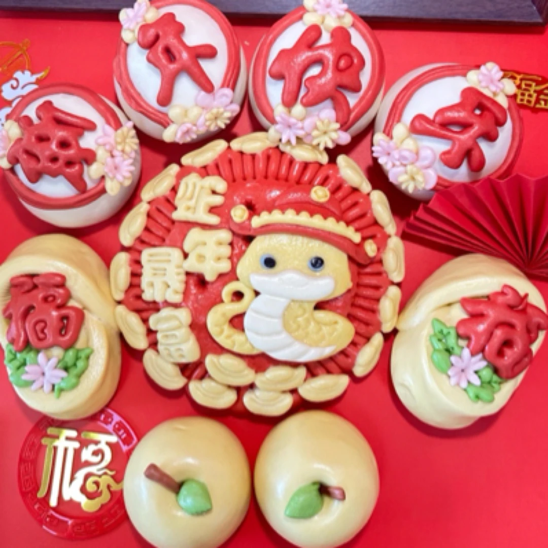 定制胶东花饽饽山东特产面食手工年货礼盒