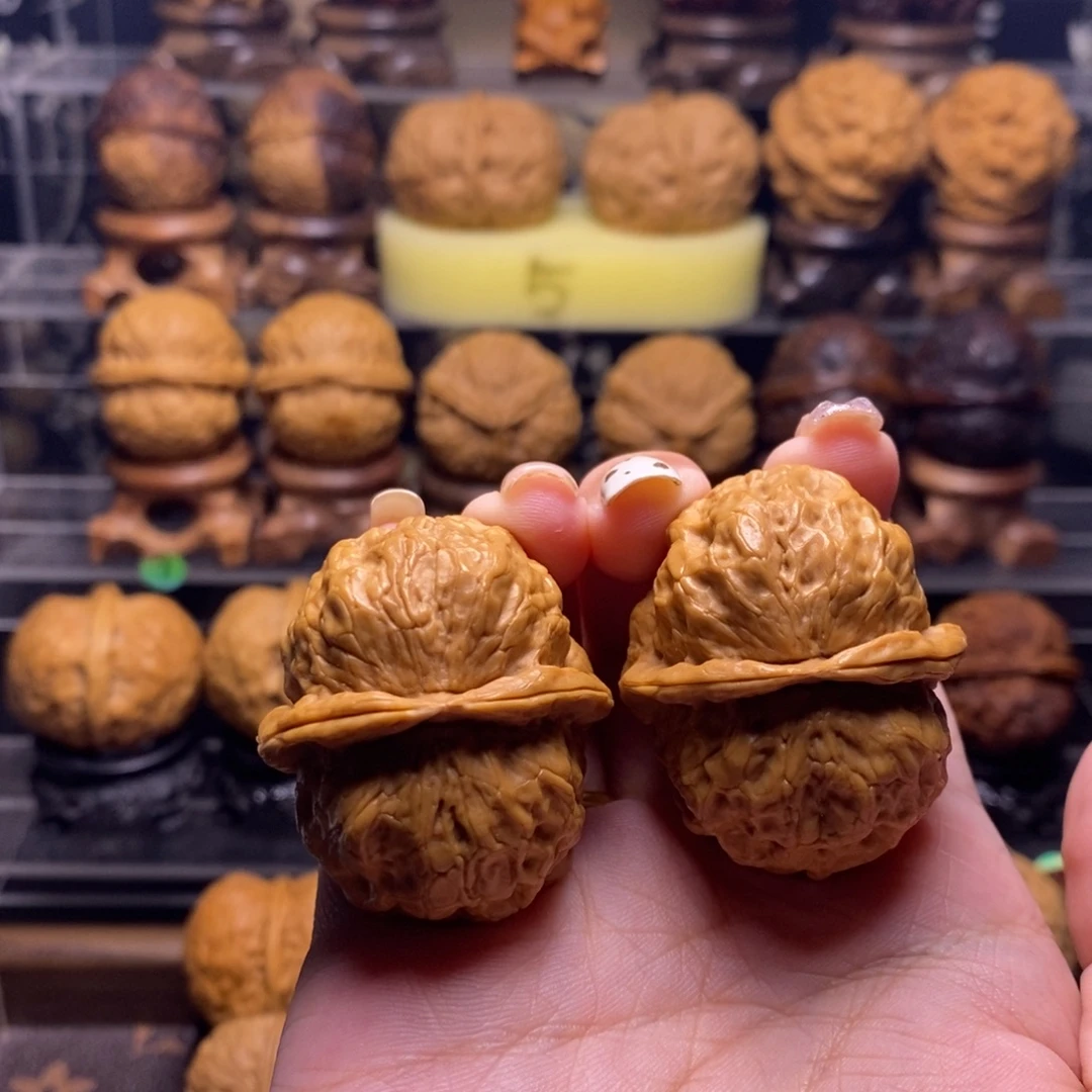 文玩核桃把件Z22七星蛤蟆头39尺