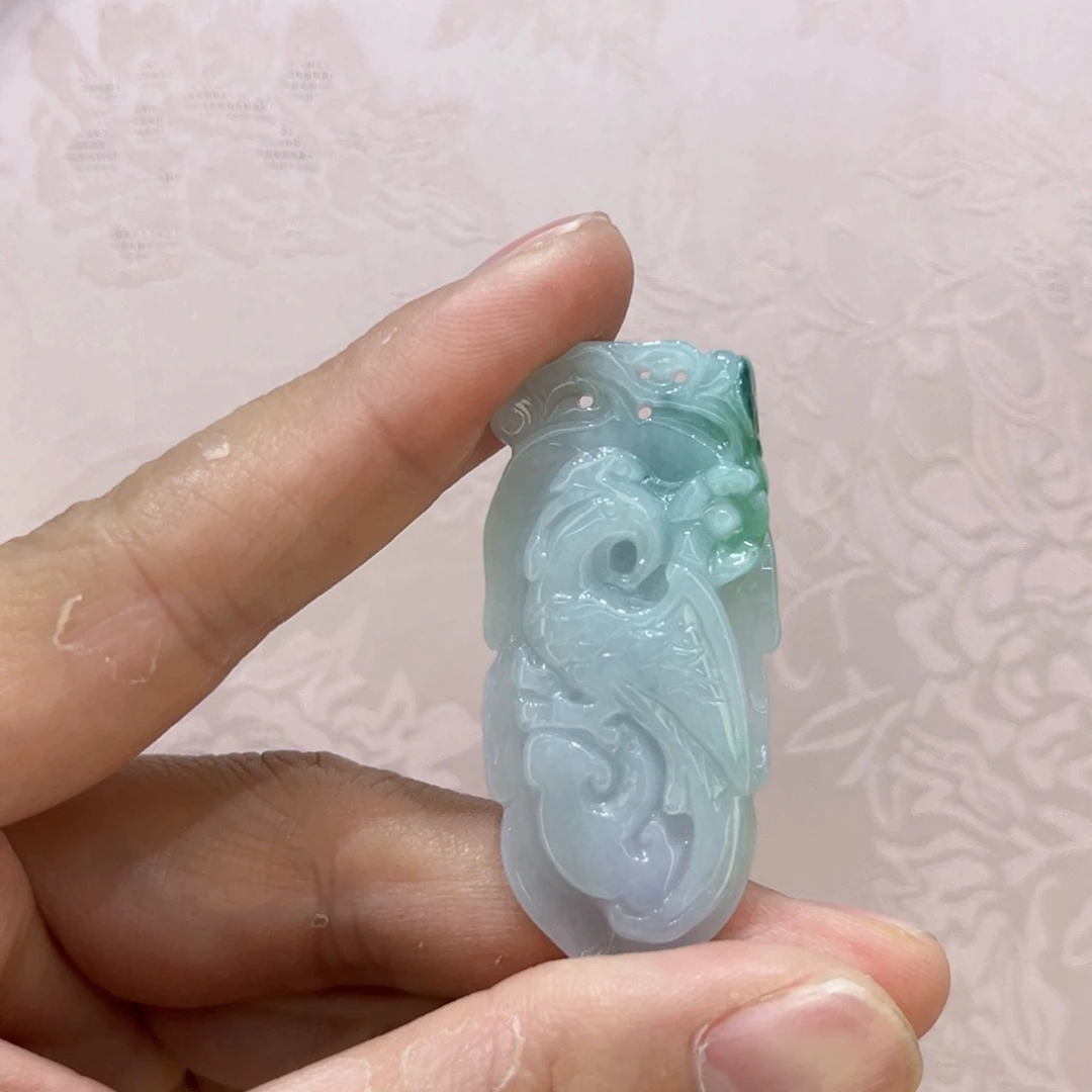 吊坠(赠链)合金翡翠代编织