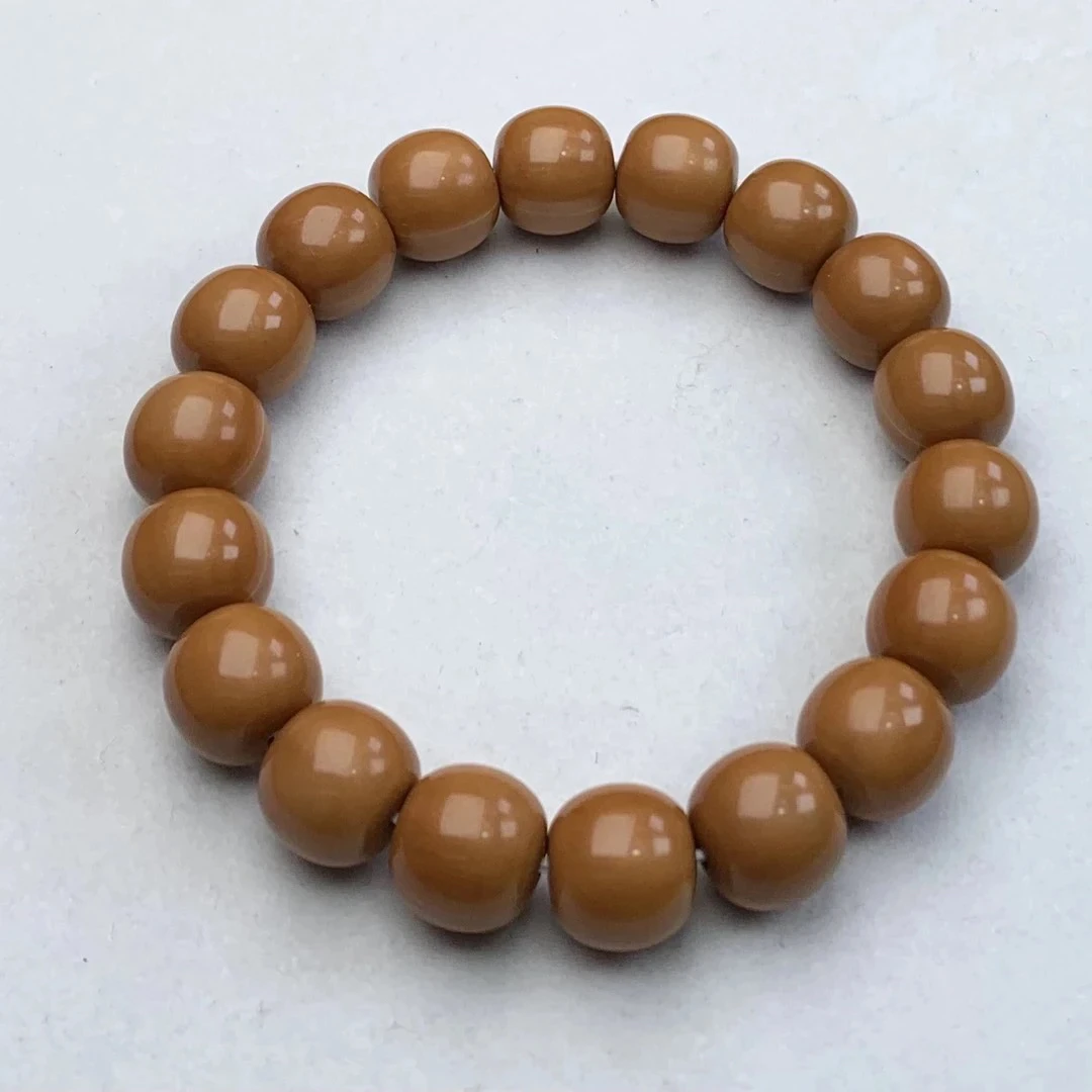 《三姐文玩》聚宝盆料 精工全品老型桶珠 尺寸14+mm