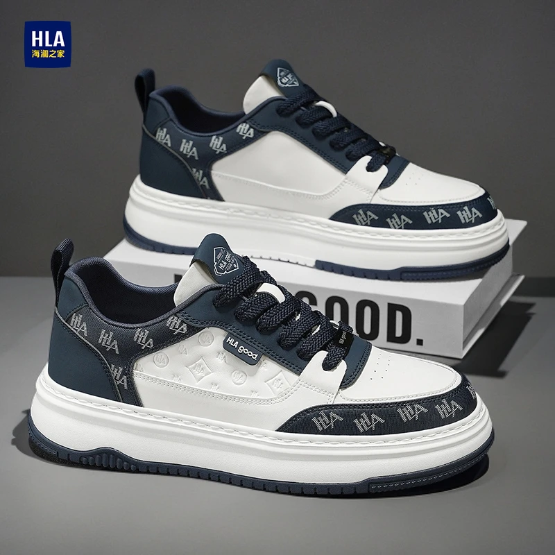 海澜之家男鞋冬季爆款潮牌休闲板鞋男生加绒棉鞋春秋运动小白潮鞋