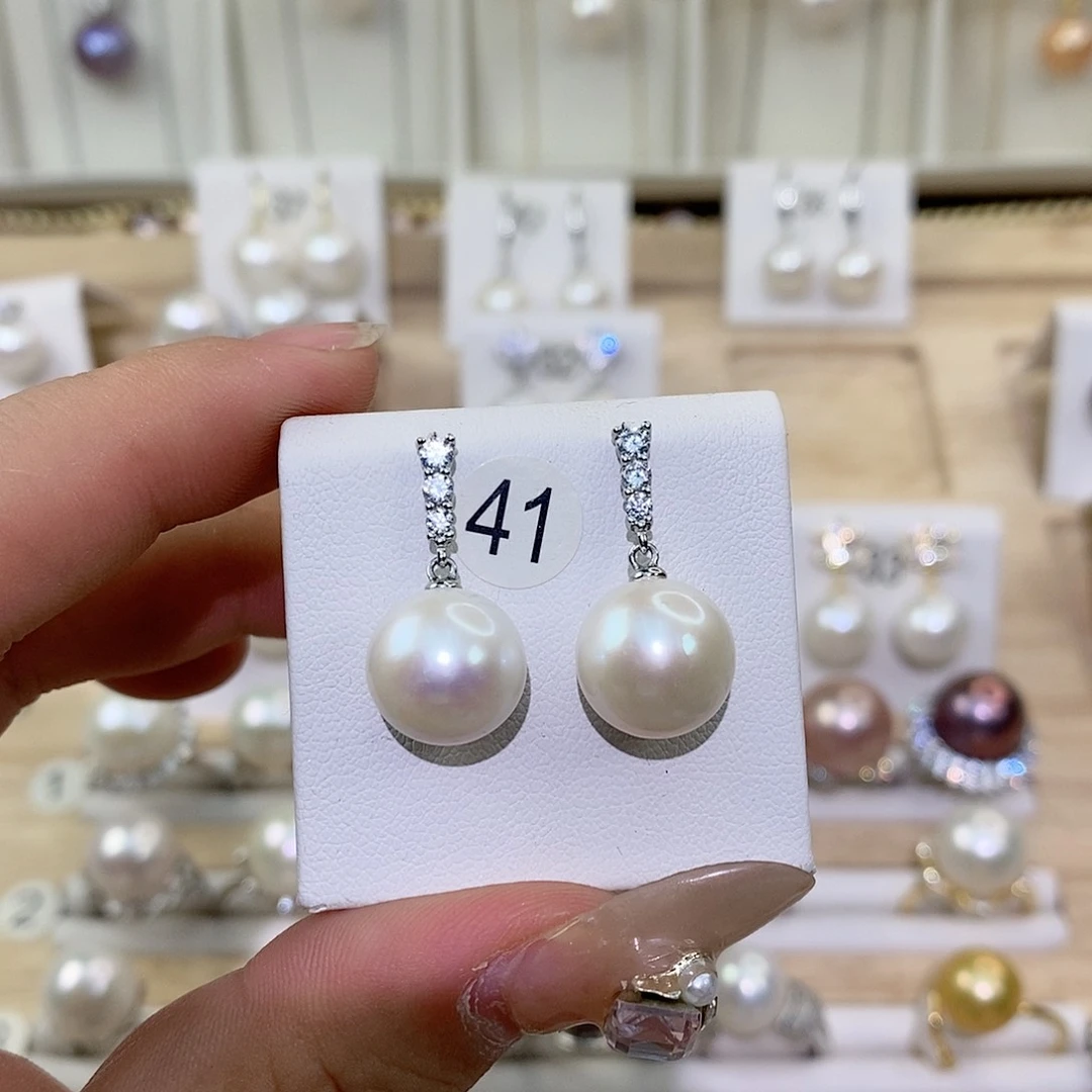 淡水珍珠颈饰银S925镶嵌