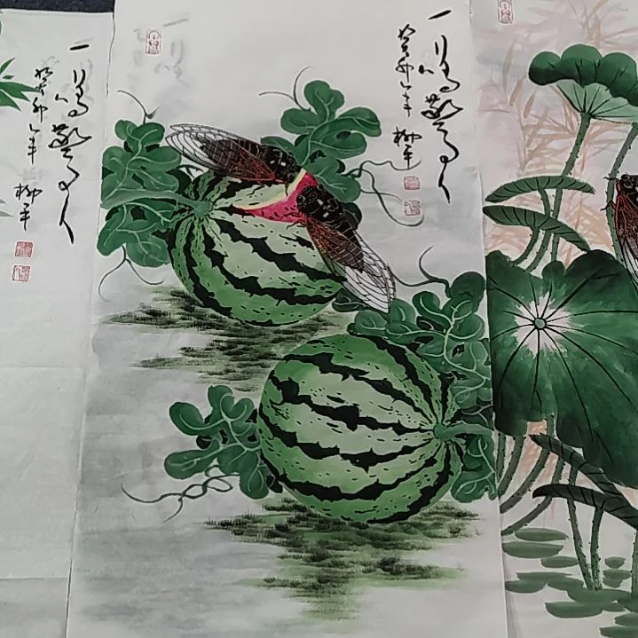 国画书法纯手绘作品等你来结缘