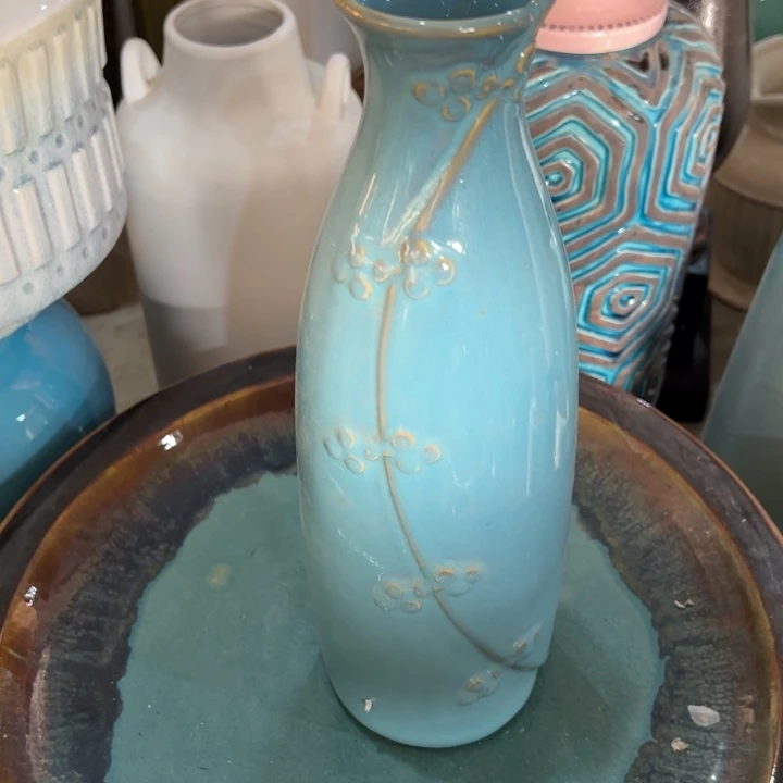 陶瓷花瓶摆件微瑕捡漏出