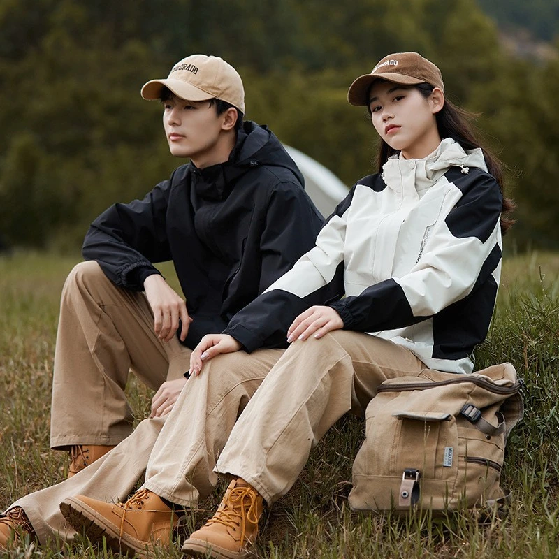 冲锋衣女三合一冲锋衣男24新款户外防水外套进藏爬山登山服防风衣