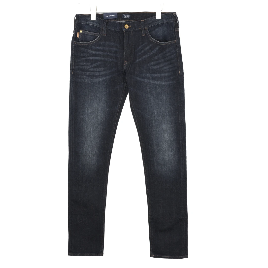 ARMANI JEANS阿玛尼 男士复古蓝直筒牛仔裤6Y6J10 6DLDZ 1500