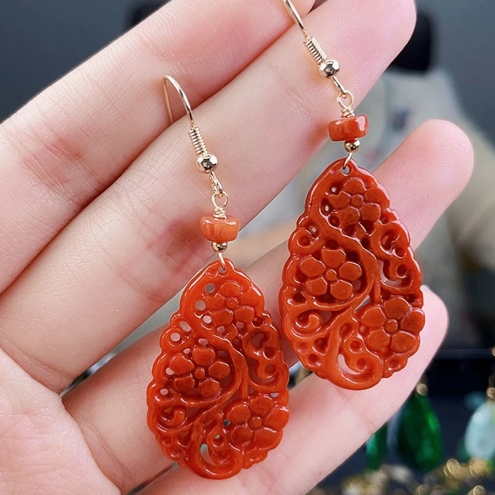 翡翠耳饰未镶嵌饰品