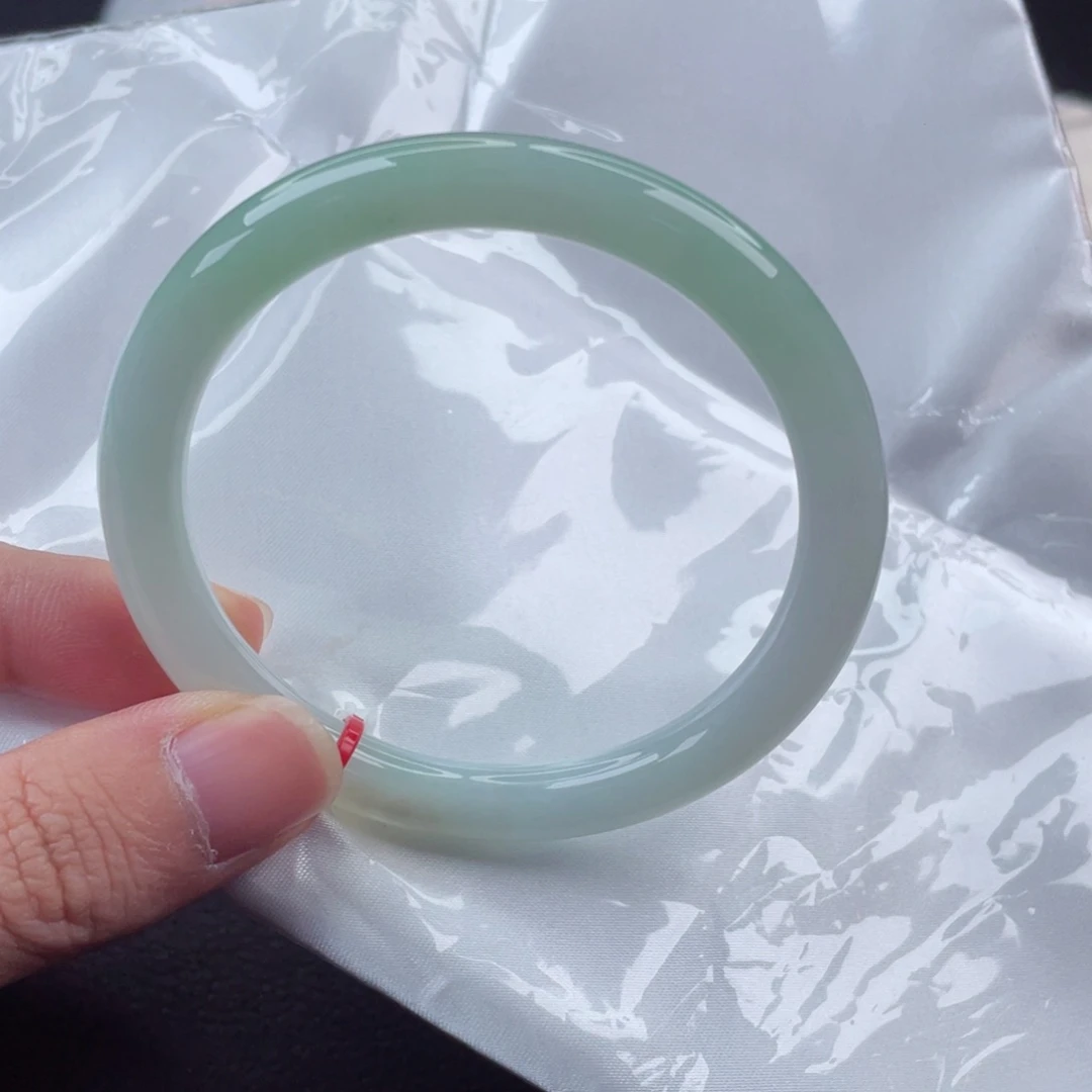 翡翠手镯未镶嵌❤***❤圆条57