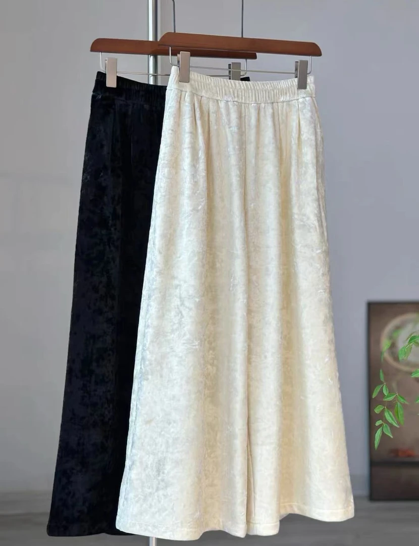 【加绒】满天星--新中式国风气质时尚百搭小众设计休闲潮流垂感裤子