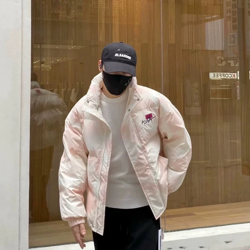 1821冬季新款加厚外套保暖防寒男装休闲防风轻薄连帽百搭上衣