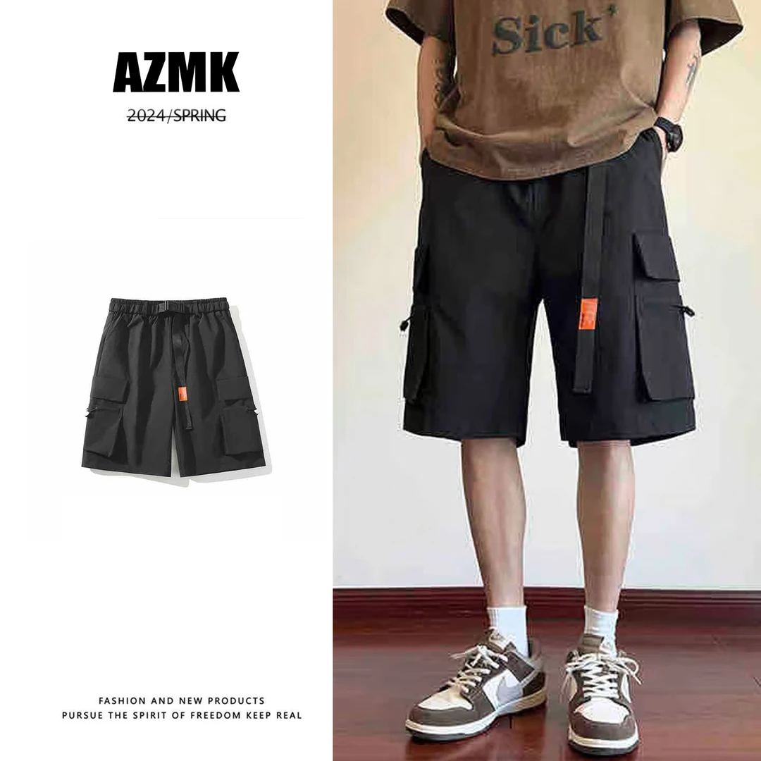 短裤百搭夏季宽松潮流ins五分裤裤子短裤百搭夏季宽松潮流ins裤子