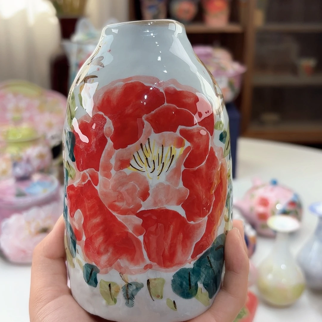 景德镇手绘高温釉下彩陶瓷茶具
