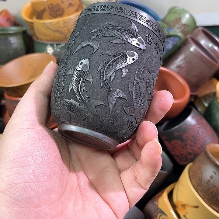 茶杯紫砂全手工紫砂主人杯