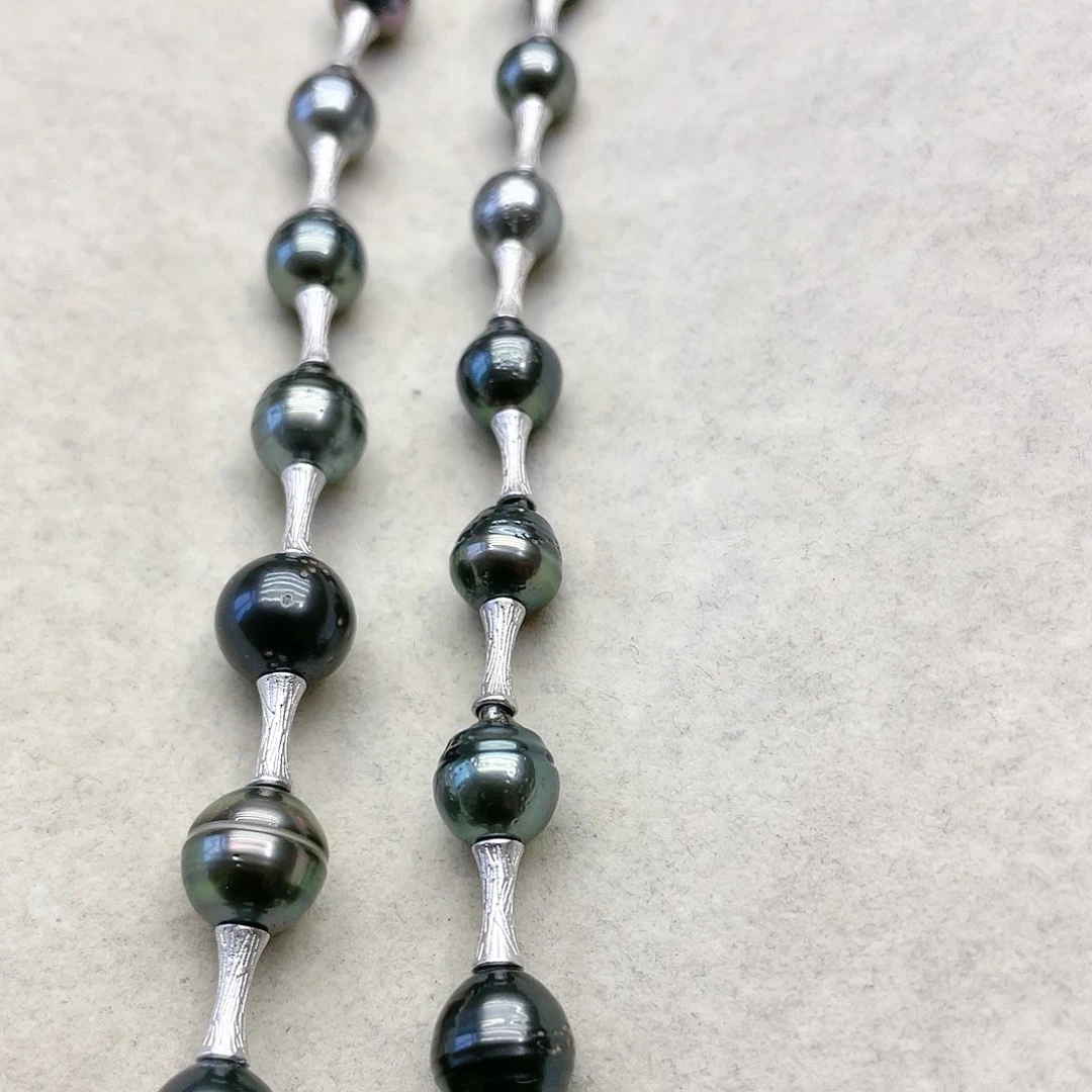 海水珍珠颈饰银S925镶嵌