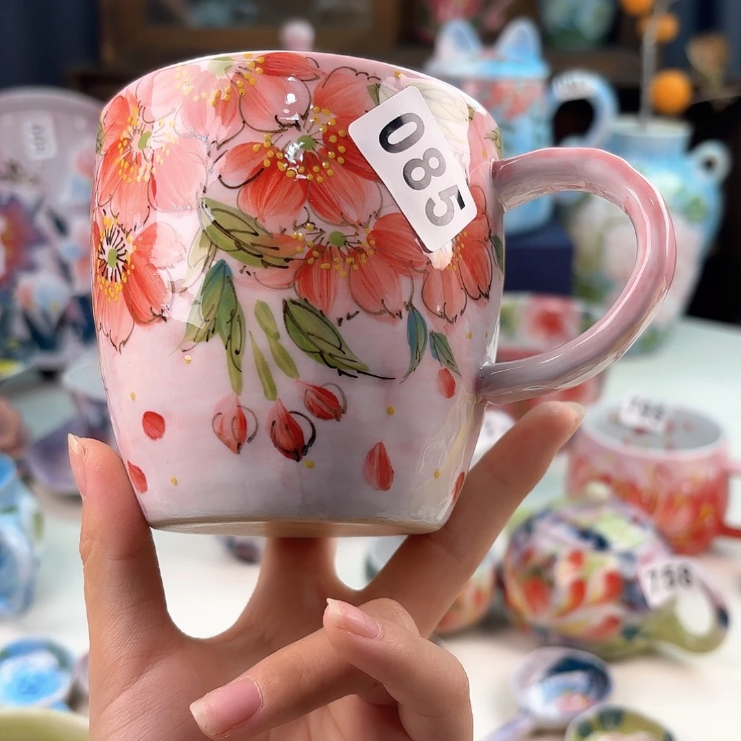 景德镇手绘高温釉下彩陶瓷茶具