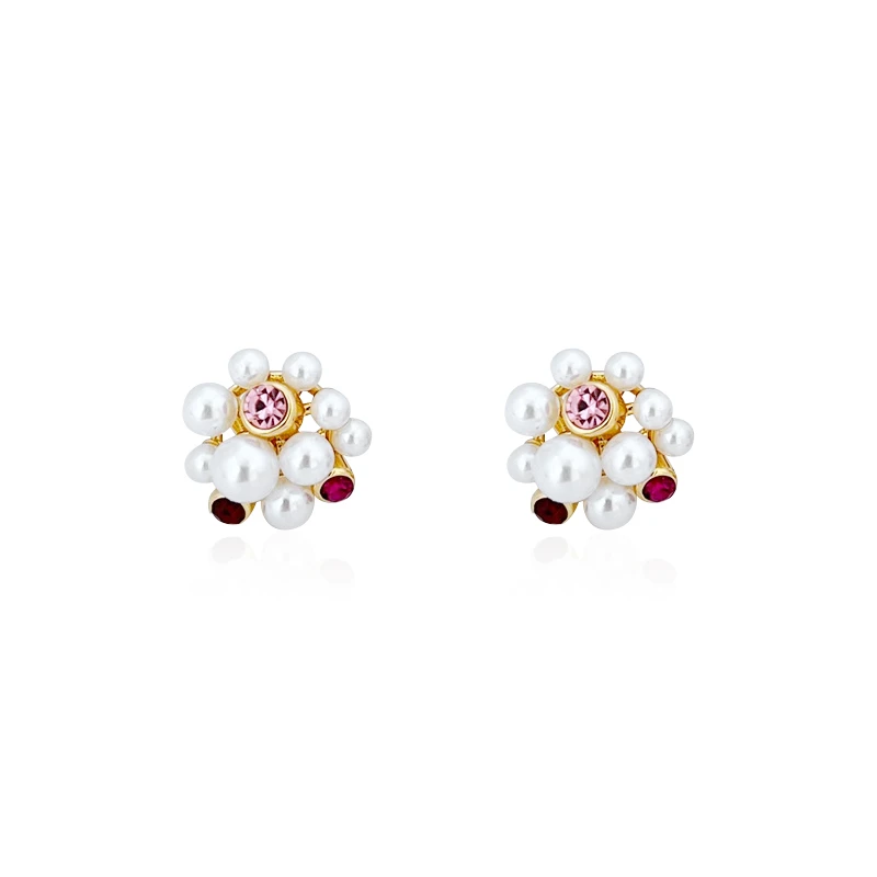 铜合金珐琅耳饰 欧货DP高品耳环-1107