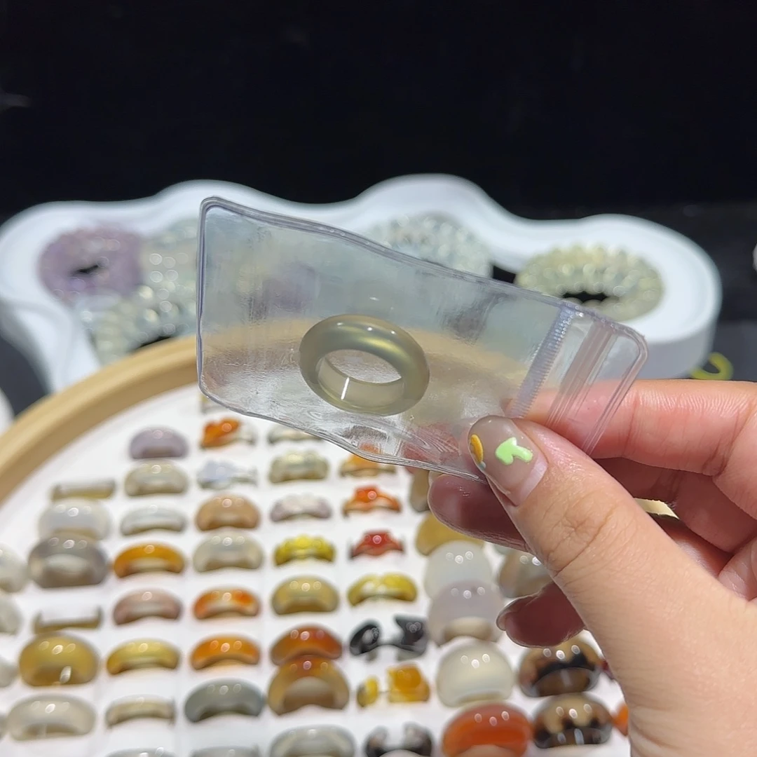 玛瑙/玉髓合金戒指