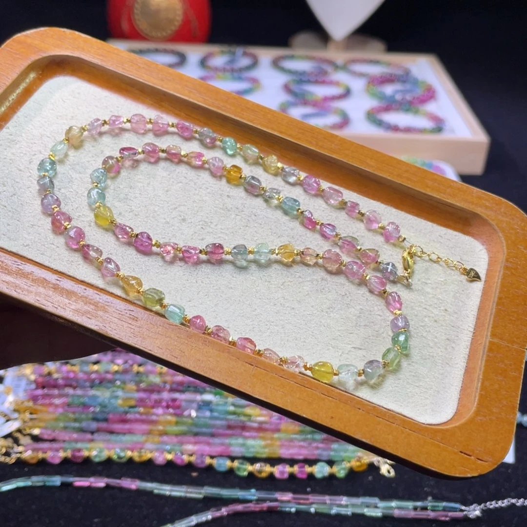 碧玺手链未镶嵌A18碧玺手链