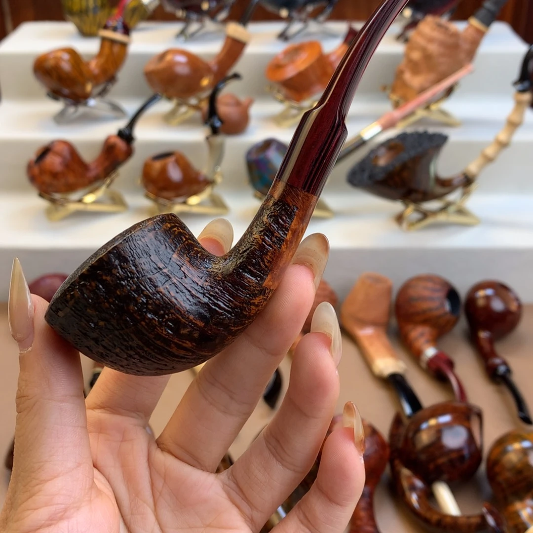 叶***秋高品质石楠木烟斗