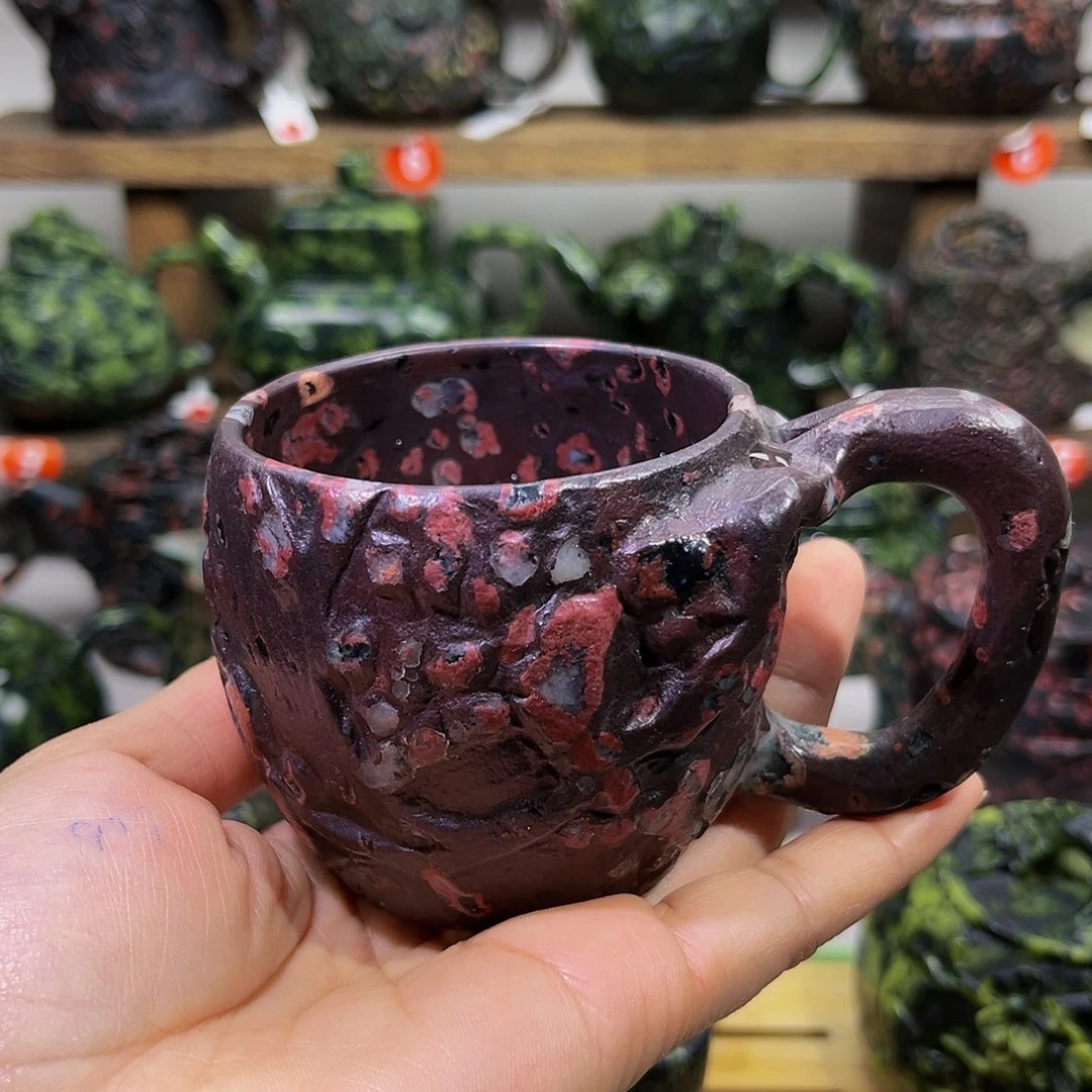 梅花石安山玉咖啡杯150cc