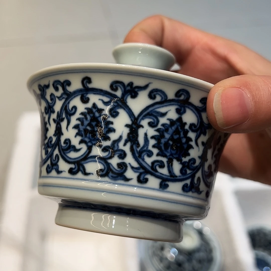 景土造物柴窑盖碗