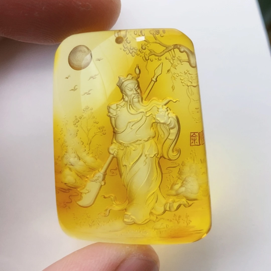 【闪购商品】金珀吊坠(不含链)未镶嵌