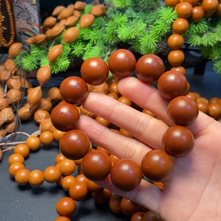 橄榄核手串1.95树王光珠