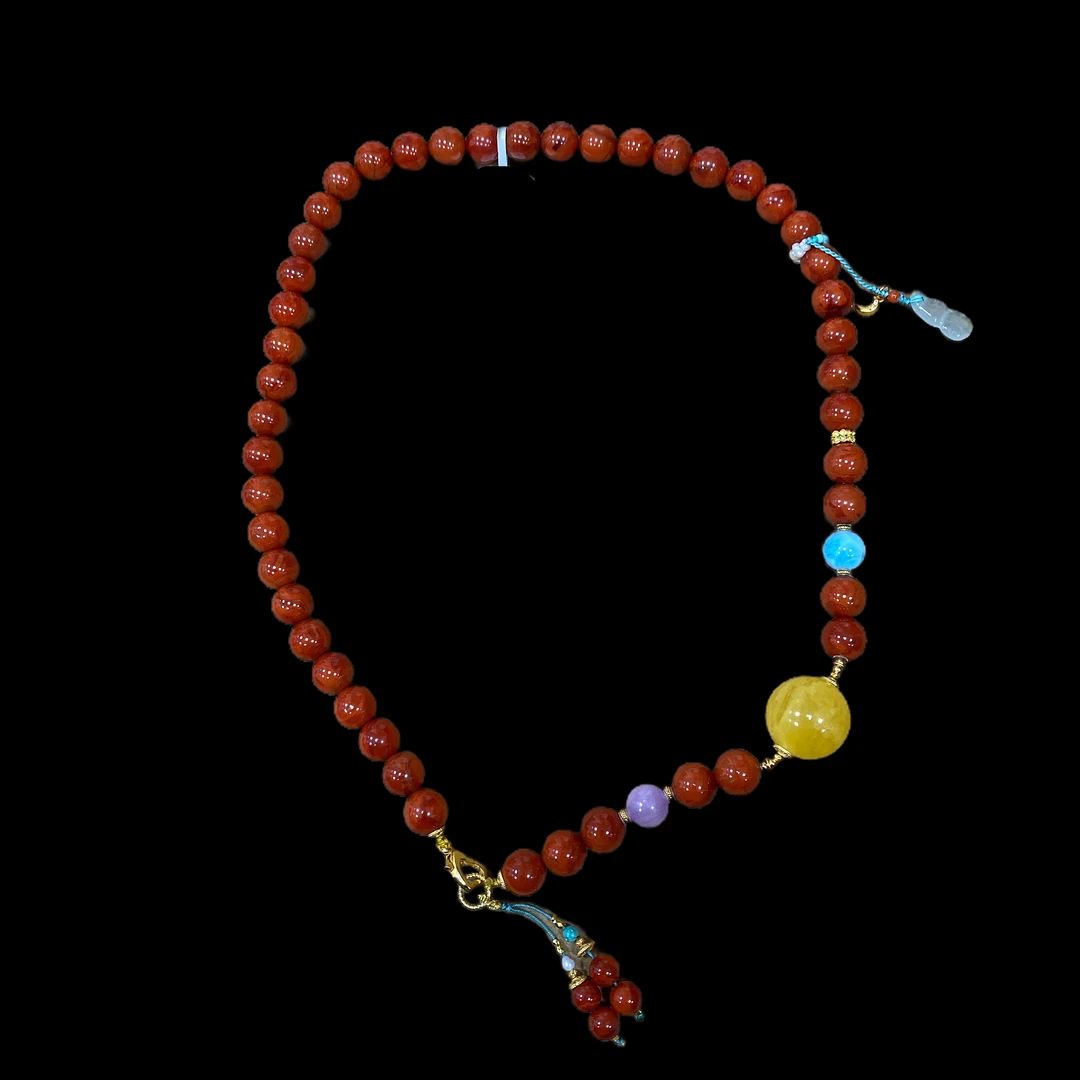 V7765南红项链孤品