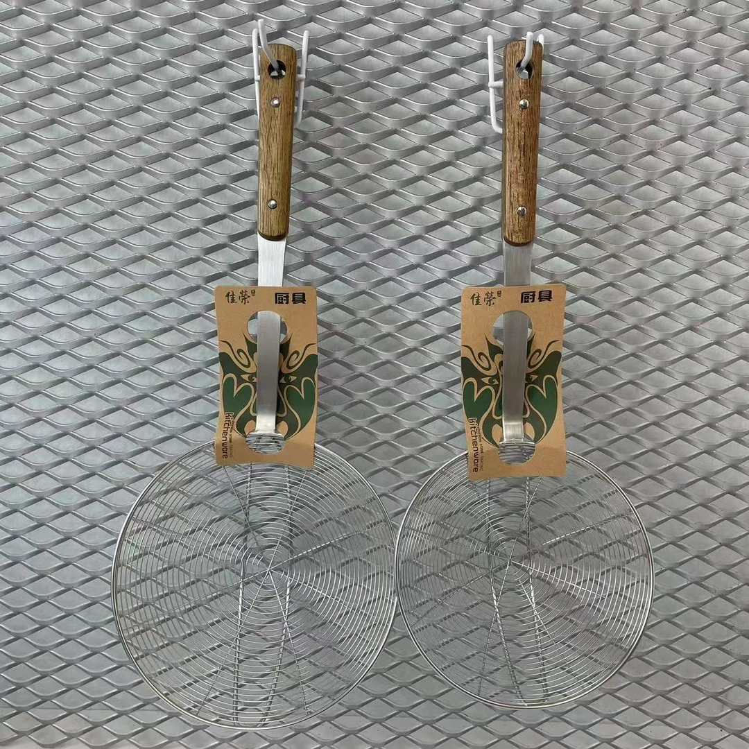 【秉昱优选】72016 厨房实木线漏结实耐用勺子