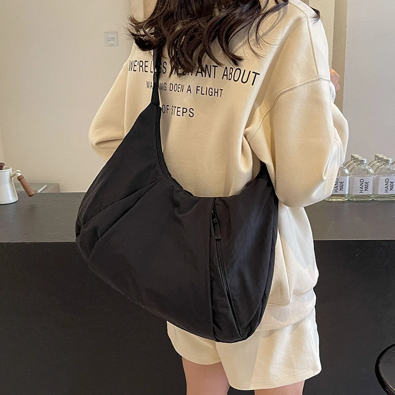 防尼龙角单肩瑜伽短途旅轻耐容量饺斜挎