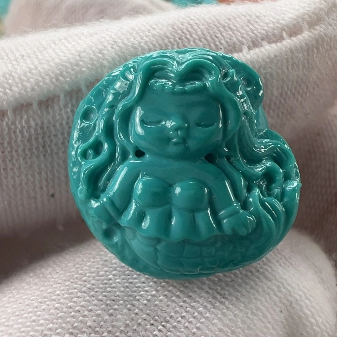 未镶嵌绿松石配饰16mm