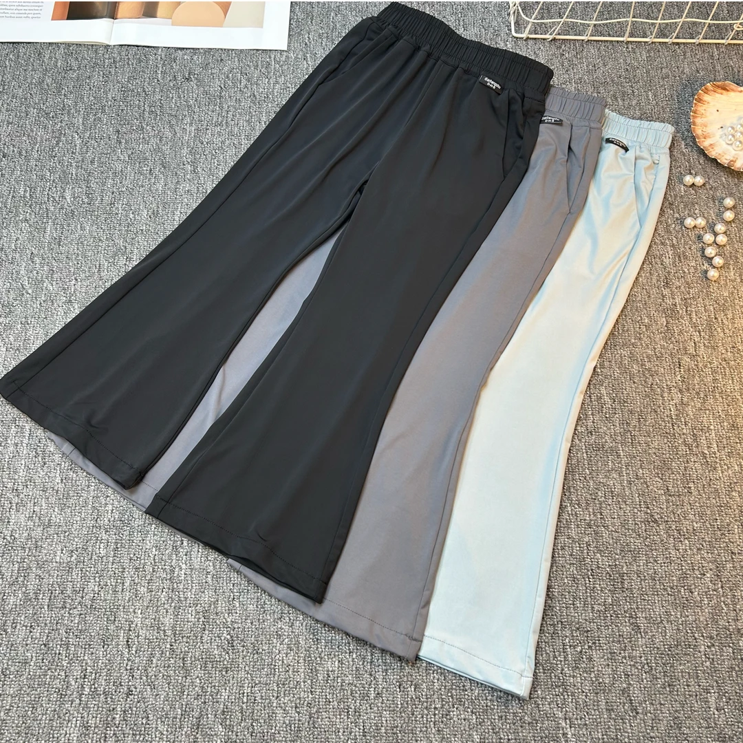 女童微喇鲨鱼裤女孩学生运动外穿透气防晒裤子2025新款儿童打底裤