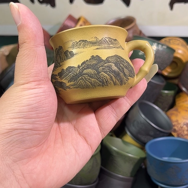 茶杯紫砂全手工紫砂主人杯