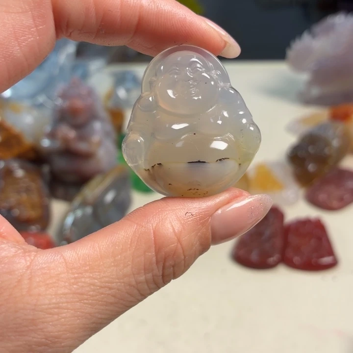 玛瑙/玉髓未镶嵌吊坠(不含链)