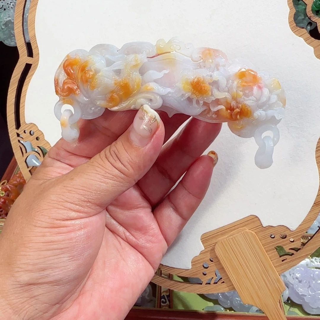 定制翡翠未镶嵌仿古