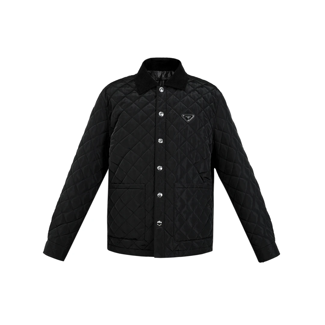 PAYRA冬季厚款男士商务休闲菱格纹时尚棉夹克P331250183