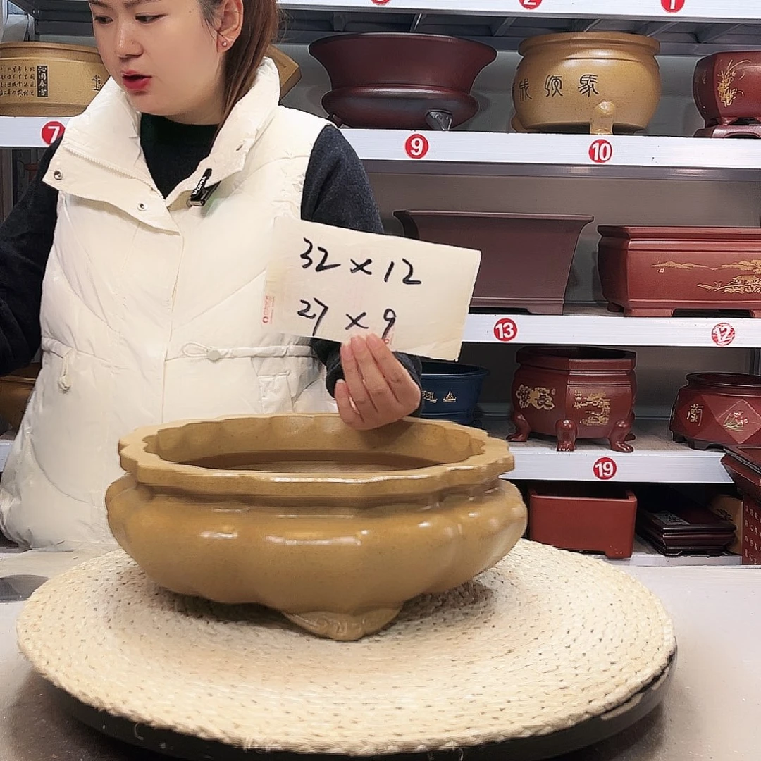 紫砂花盆紫砂花盆