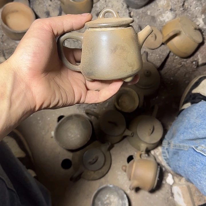 茶壶紫砂坭兴陶柴烧