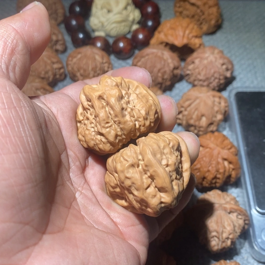 吊坠文玩核桃40三角蛙。