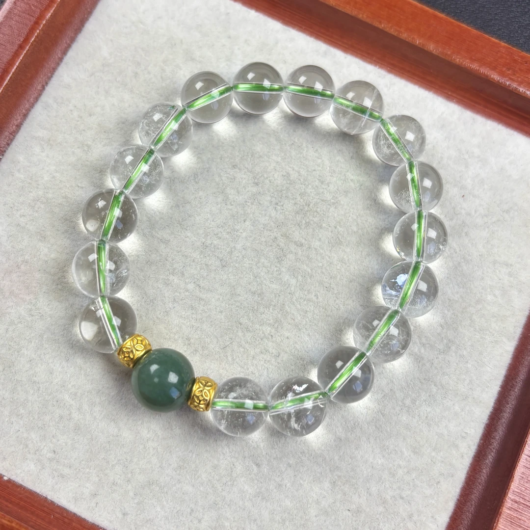 天然白水晶手串10mm