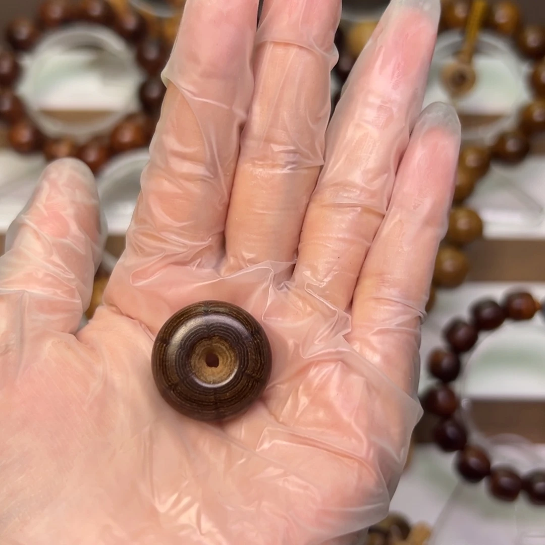 初***叔六道木吊坠平安扣